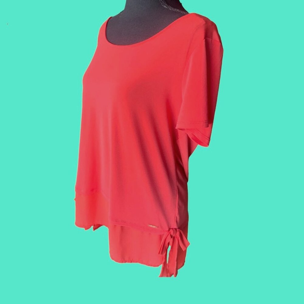 Ivanka Trump Red Tunic Top - Picture 2 of 6